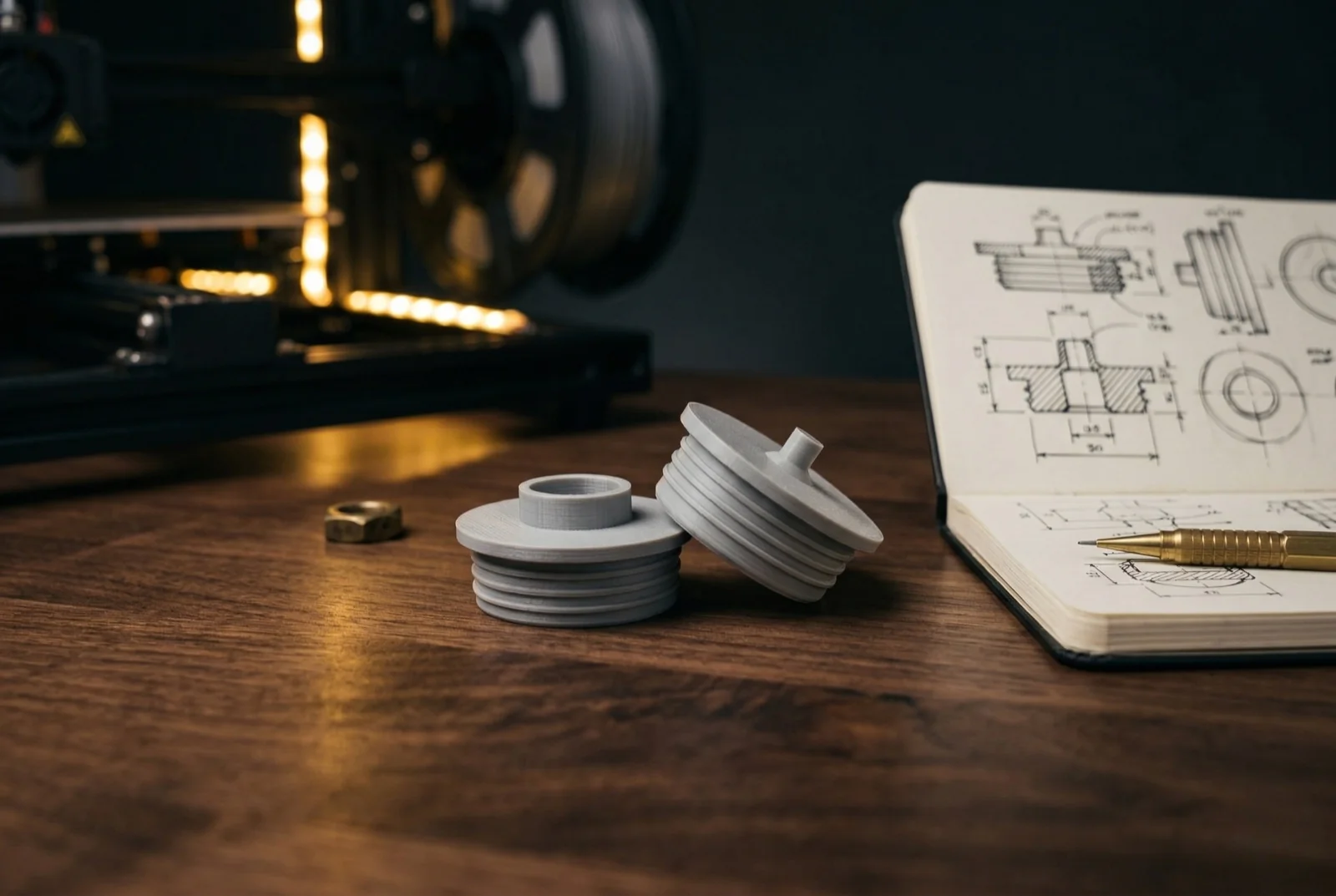 Universeller Handtuchrollen-Adapter fuer alle gaengigen Spender - 3D-gedruckt von Studio Flandana