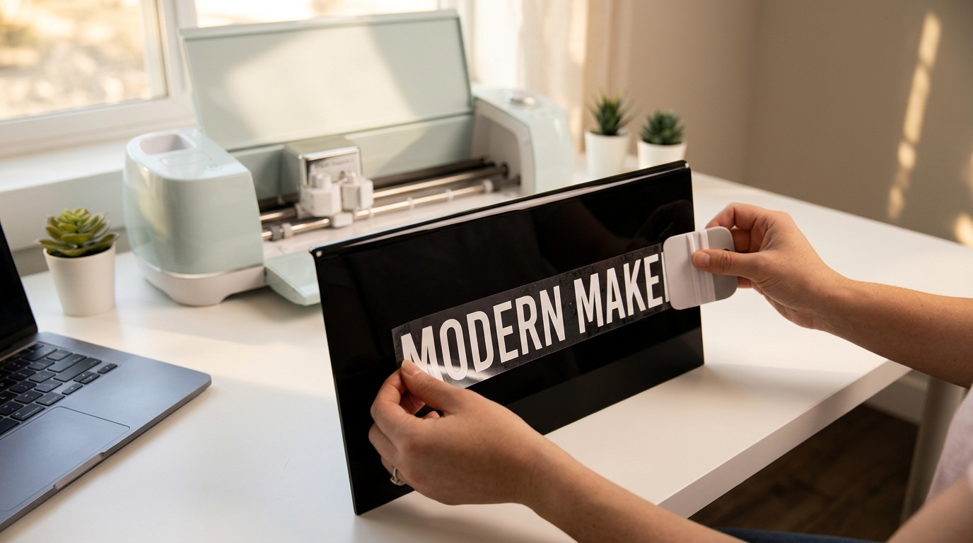 Vinyl-Beschriftung mit Cricut Schneideplotter