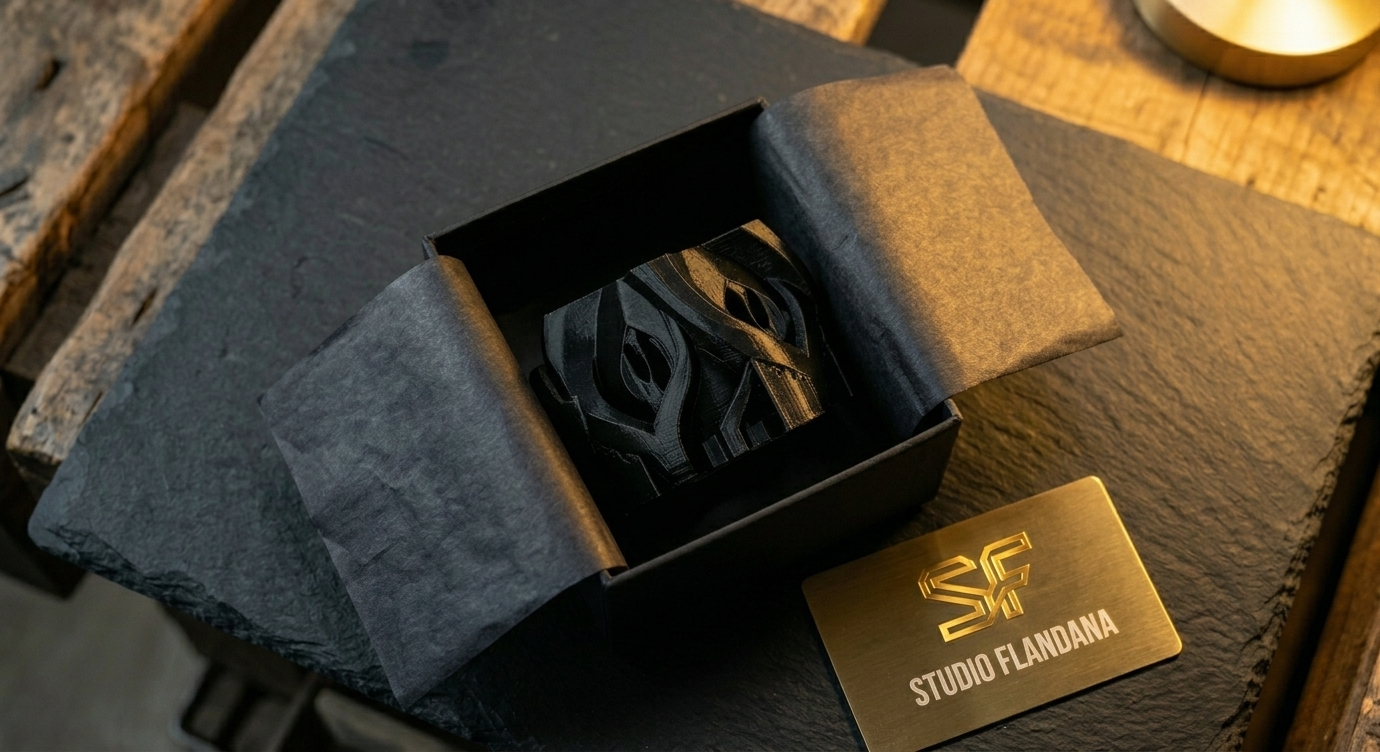 Fertiges Teil in Premium-Verpackung